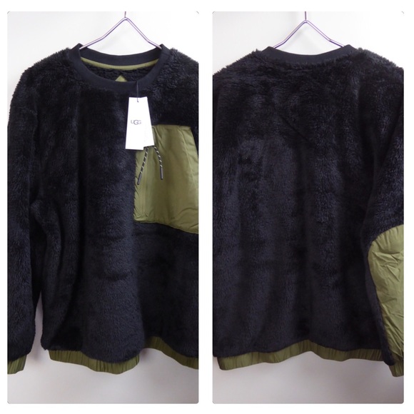 UGG Niko Sherpa Fleece Pullover & Track Jogger Pants Joggers Set NWT - Picture 2 of 14